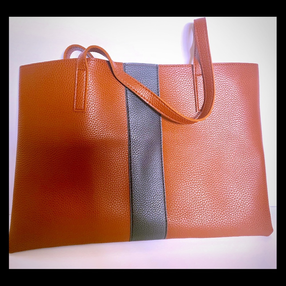 NWT Vince Camuto vegan leather Red Desert Tote